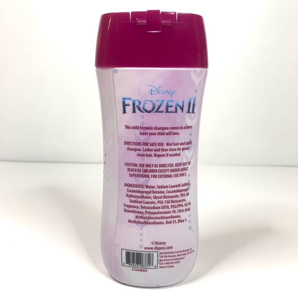 New ~ Disney Frozen II Frosted Berry Scented Kid's Shampoo, Net 8 Fl.oz. (236ml) - Picture 2 of 5